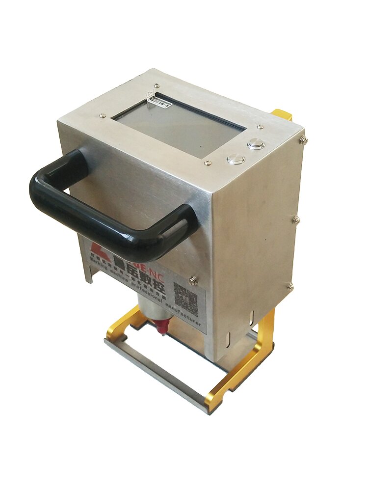 ह्यान्डहेल्ड इलेक्ट्रिक एनग्रेभिङ मेसिन, रेल स्टिल स्ट्याम्प कोडिङ मेसिन